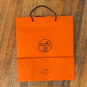 Authentic Hermes Shopping Bag Large